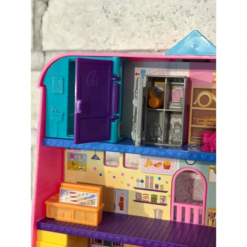Polly Pocket Pollyville Mighty Middle School Figure Play Set Only Mattel 2020